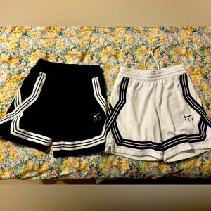 Nike fly crossover big girls basketball shorts - 2 pairs!